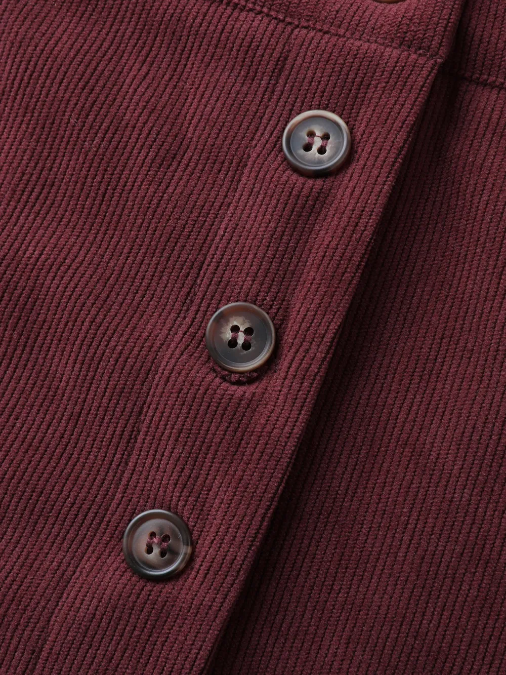 Corduroy Stretchy Waist Flutter Sleeve Jumpsuit