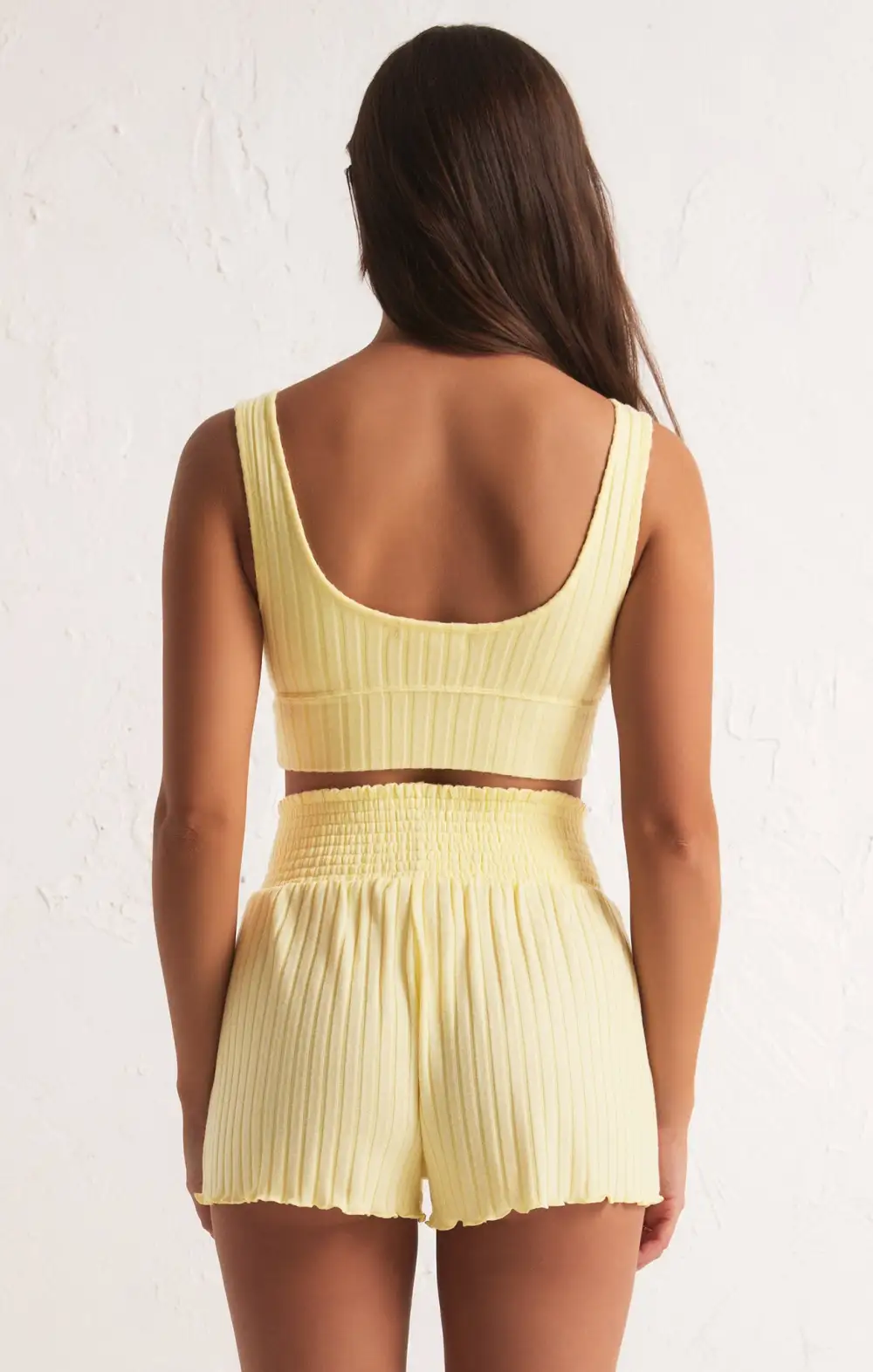 Zoe Silky Rib Tank Bra