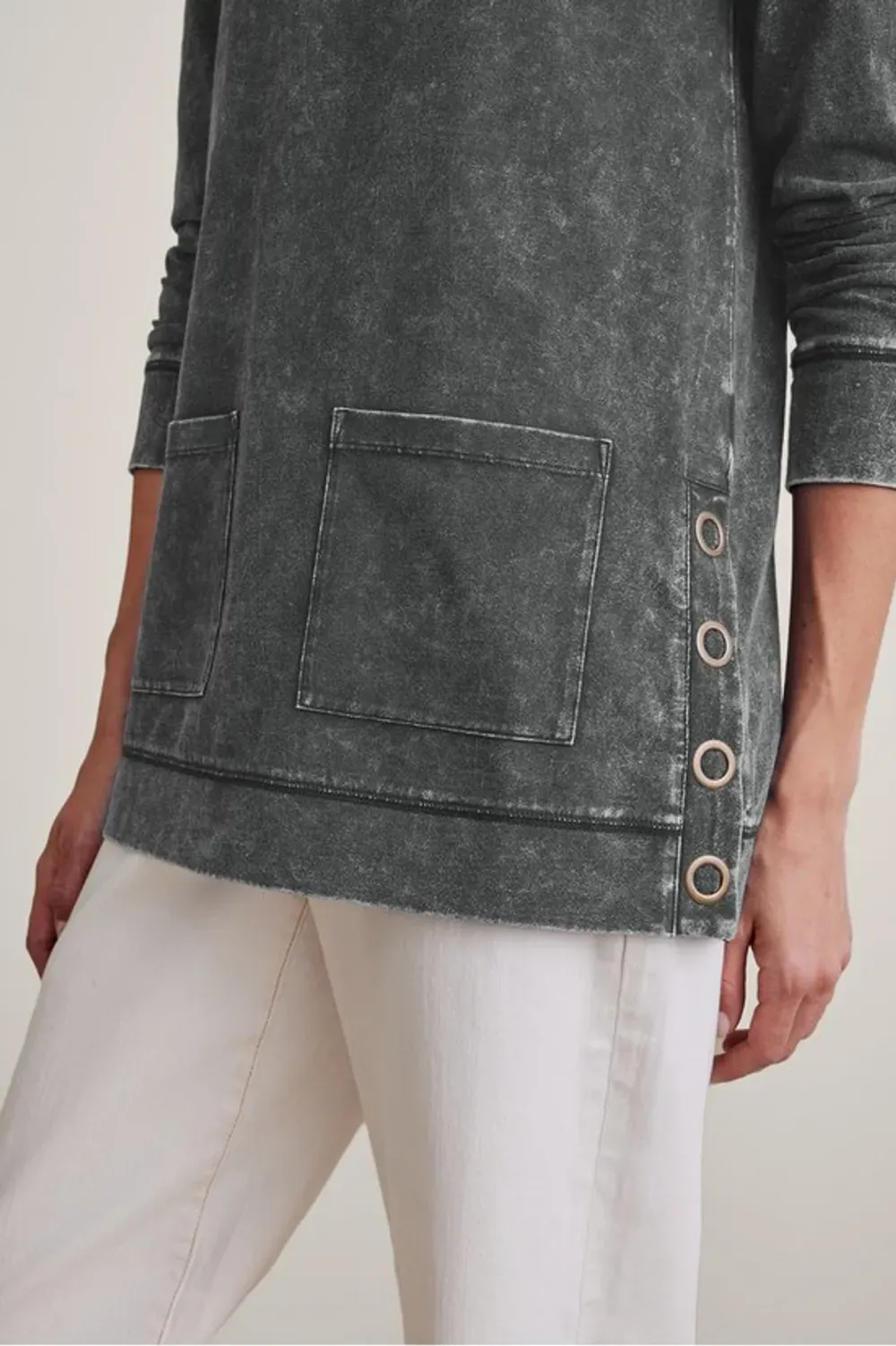 Colorful Washed Make It Snappy Tunic