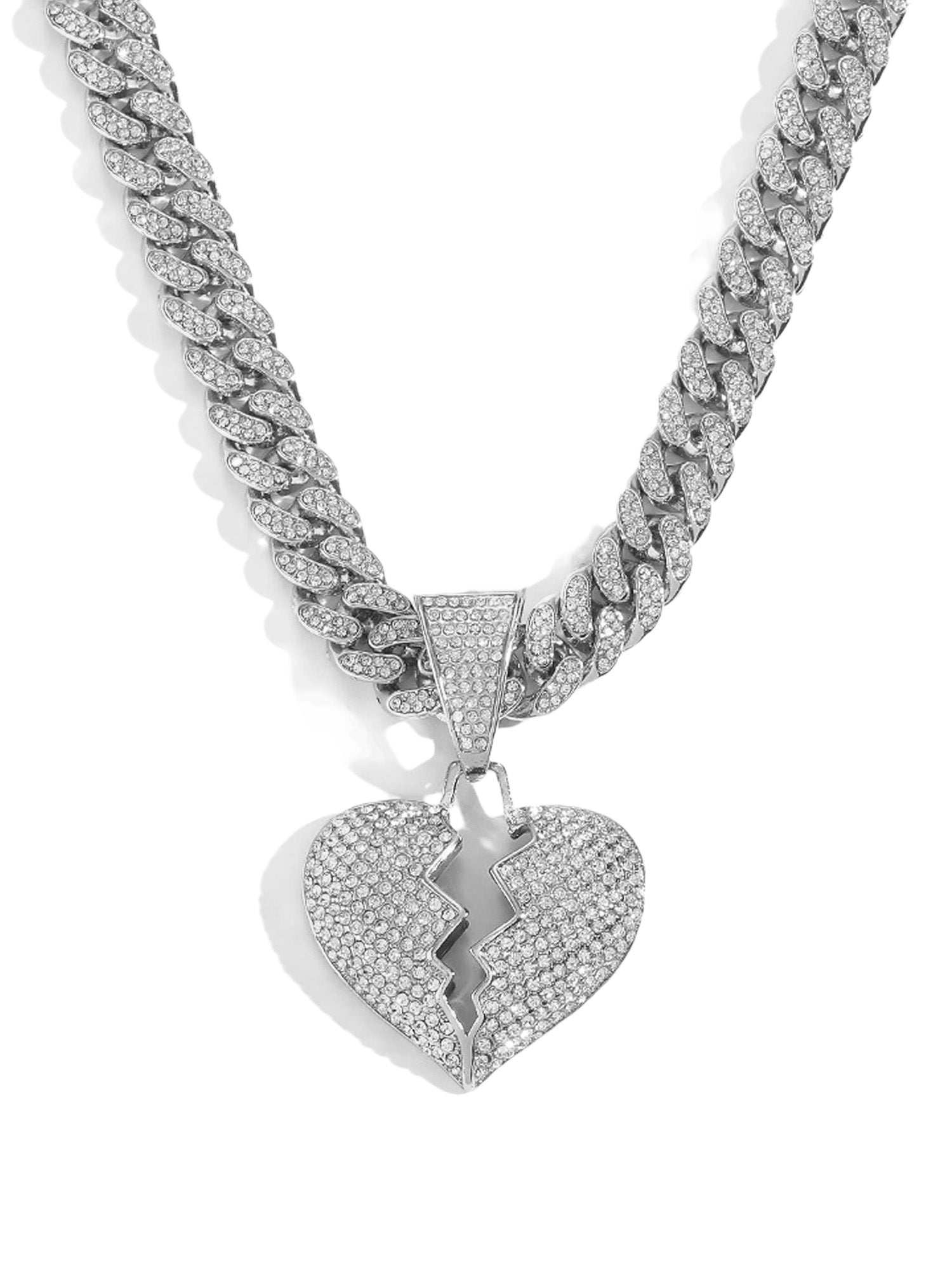 Heartbreak Hip-hop Necklace-1513