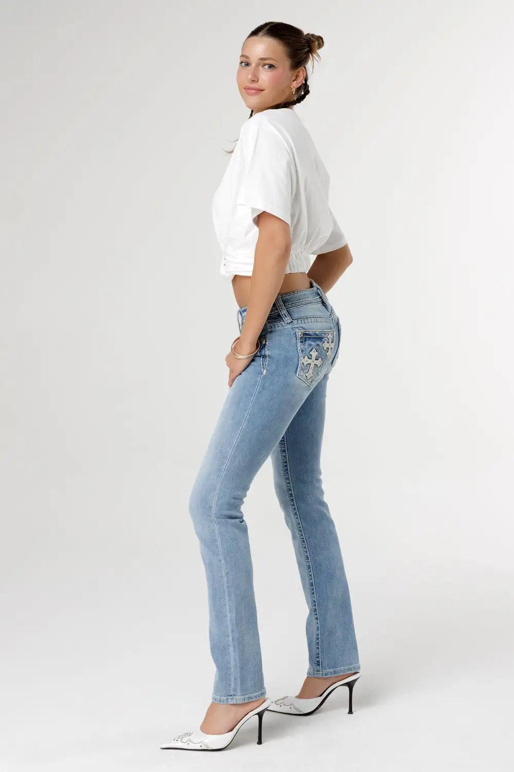 Cross Couture Straight Jeans