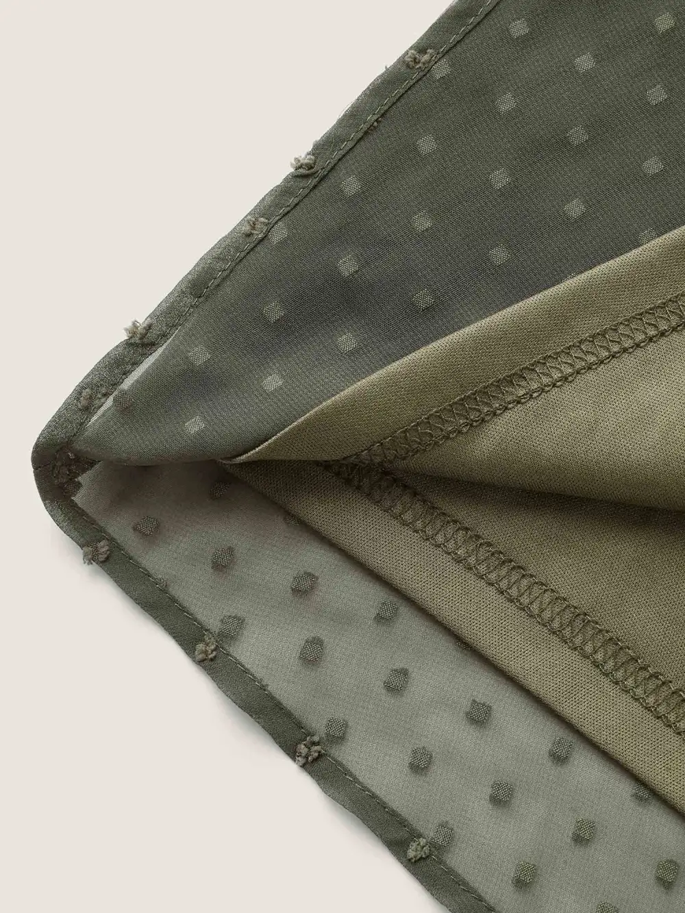 Textured Bust-Ease Ruffled Sleeve Blouse