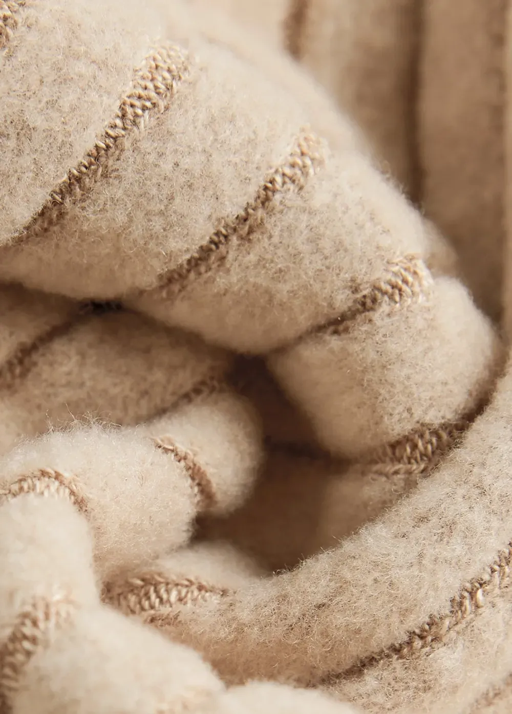 Light Camel Button Geometric Print Long Sleeve T Shirt