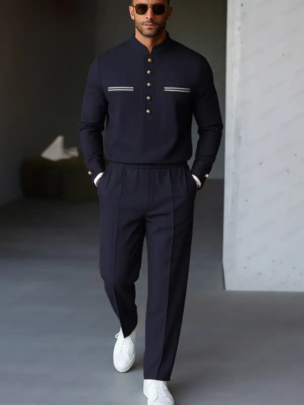 Casual Military Style Matching Set