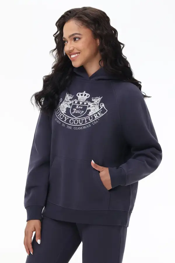 Oversized Fleece Scottie Dog Hoodie