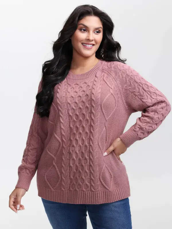 Twist Textured Woven Pullover