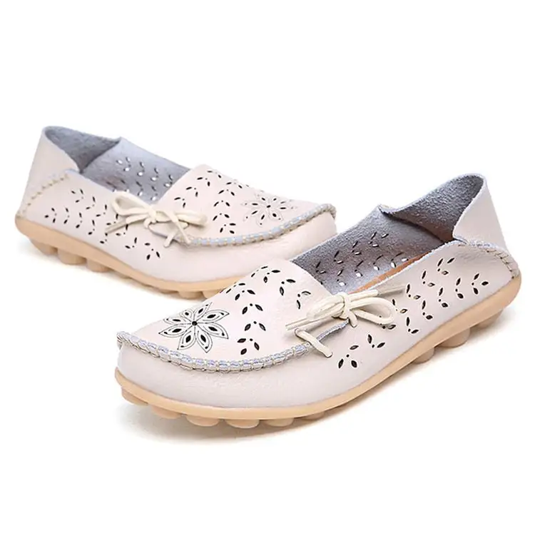 New Hollow Leather Casual Shoes