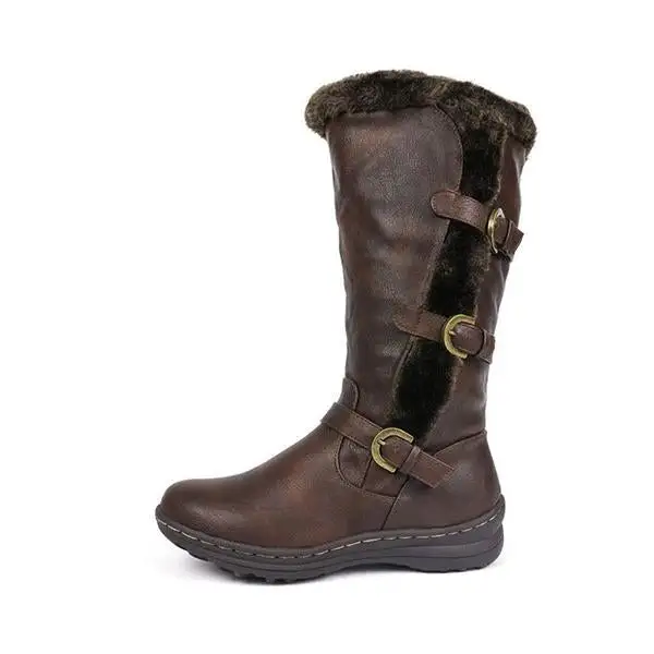 Women's Casual Comfortable Warm Plush Snow Boots 46045602S
