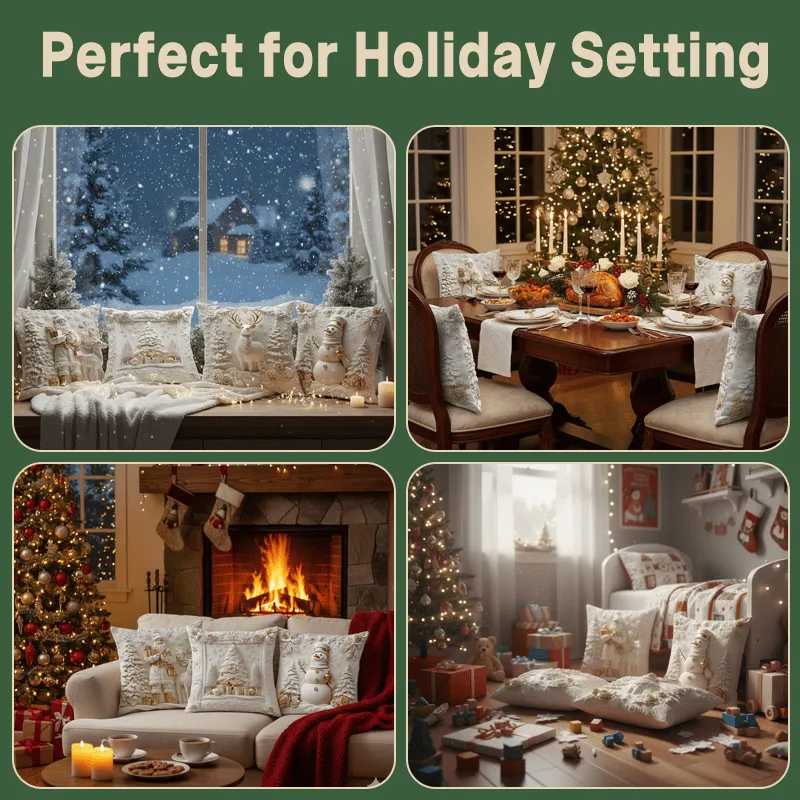 🎄Christmas Sale 60% OFF🔥Christmas Themed Cushion Cover