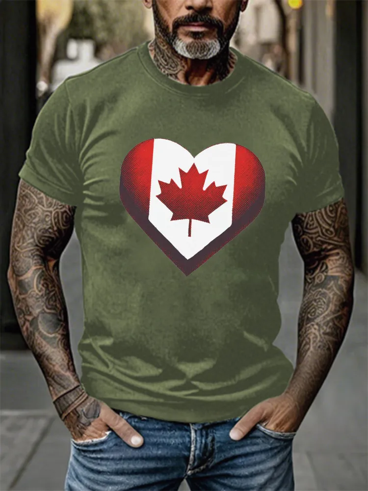 Men'S I Love Canada T-Shirt