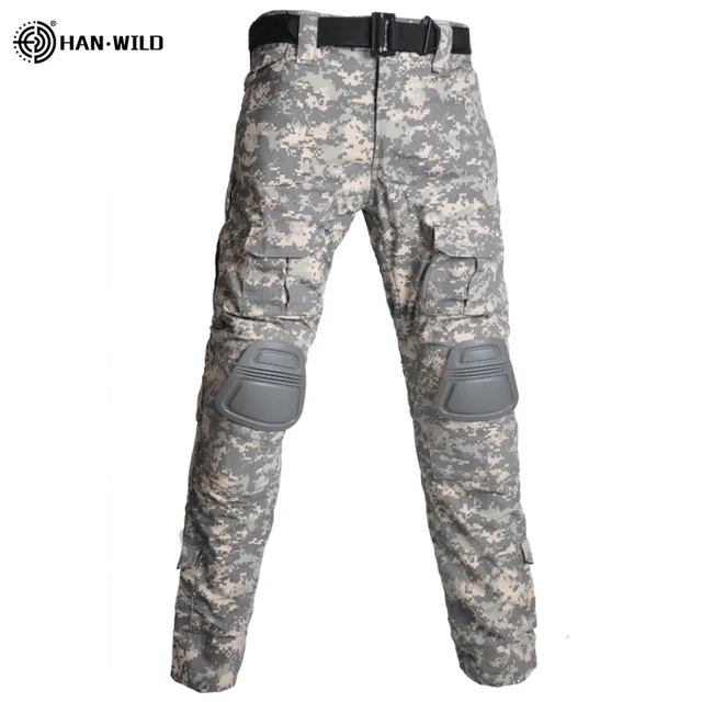 Tactical Camouflage Military Uniform Clothes Suit Men US Army clothes Military Combat Shirt + Cargo Pants Knee Size 8xl