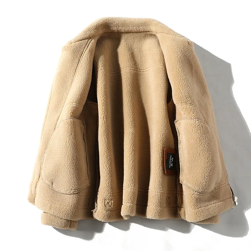 The Flying Tigers Men's Sheepskin Bomber Jacket Luc. 102