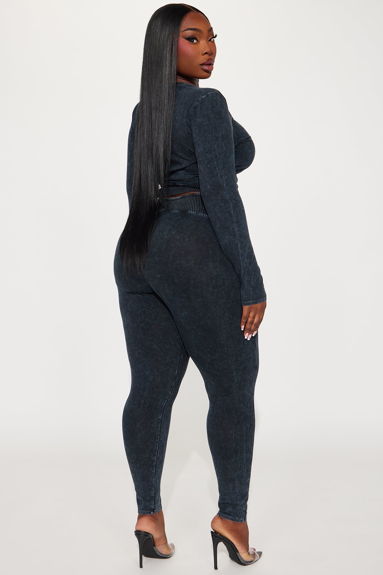 Always Invited Legging Set  - Navy