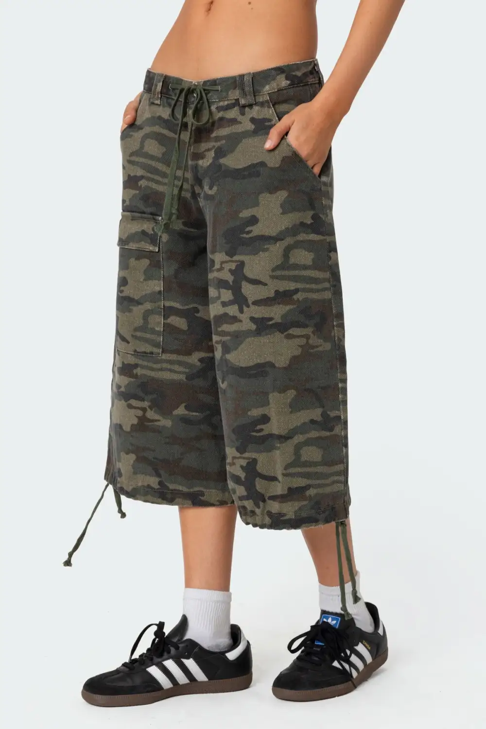 Camo Cargo Bermuda Shorts