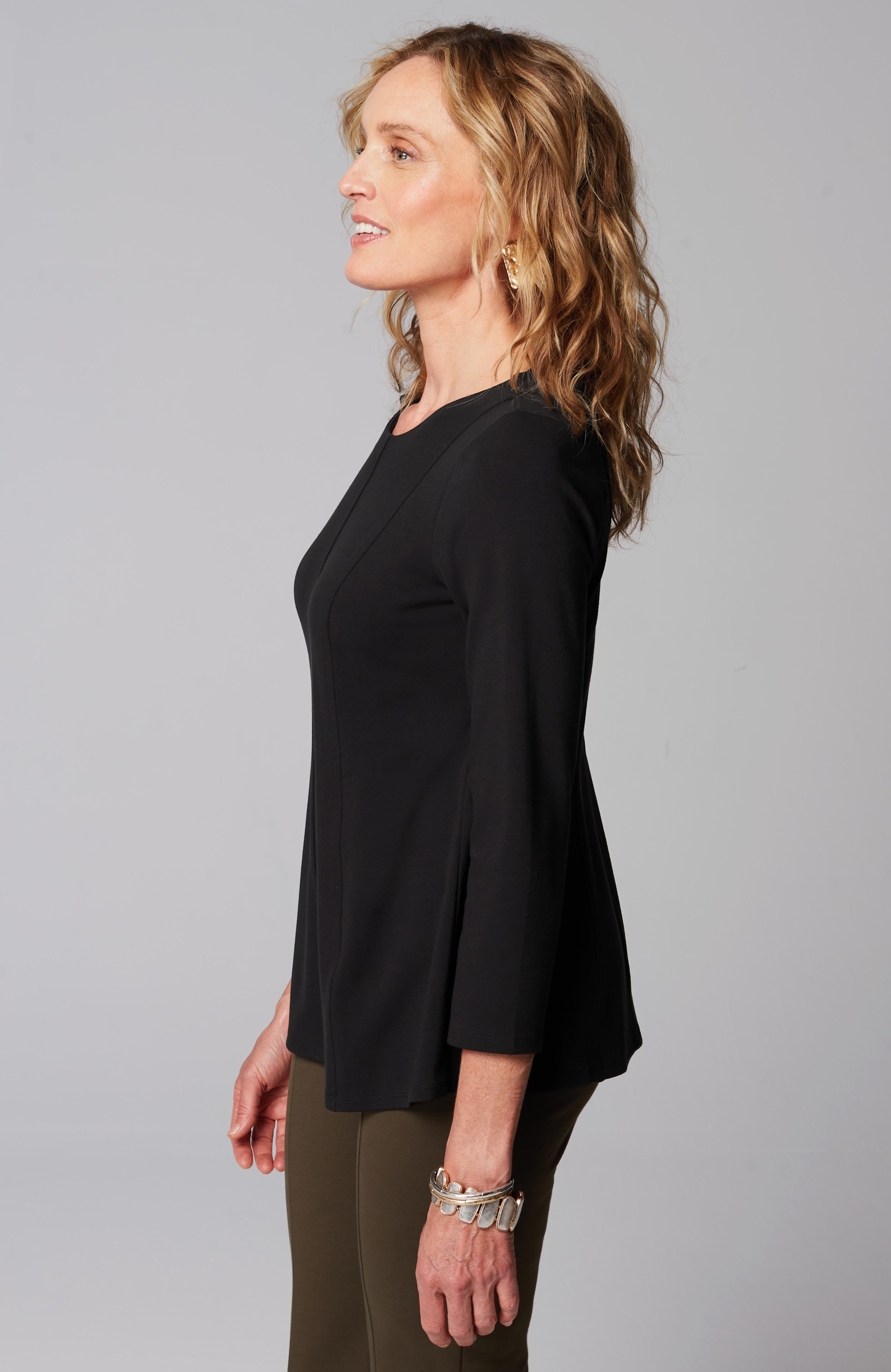 Wearever Seamed Peplum Top