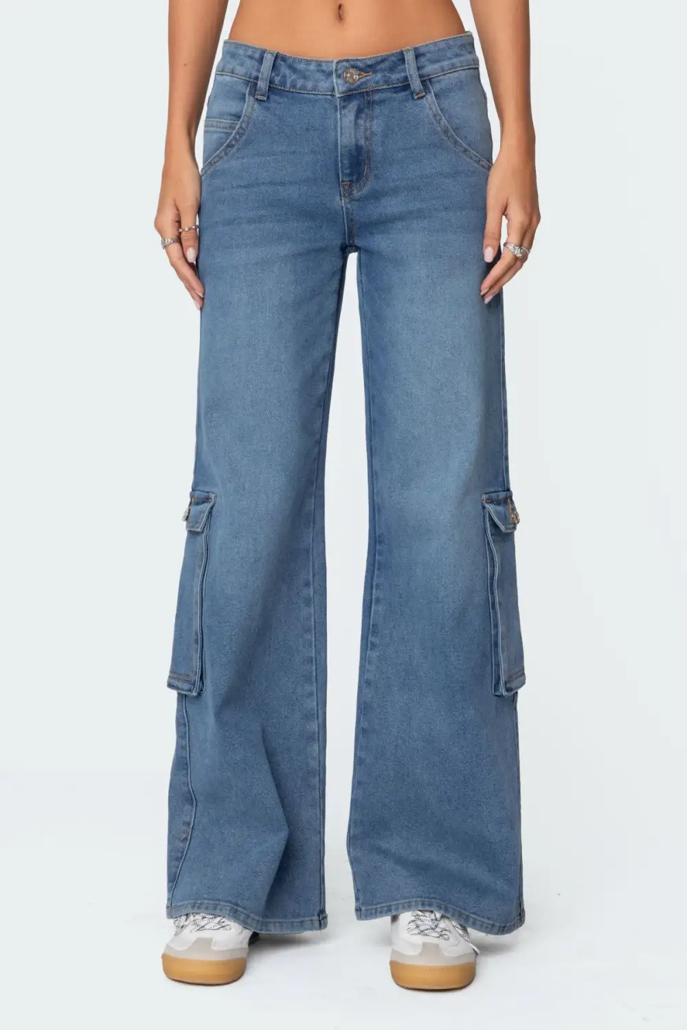 Lunar Low Rise Cargo Jeans