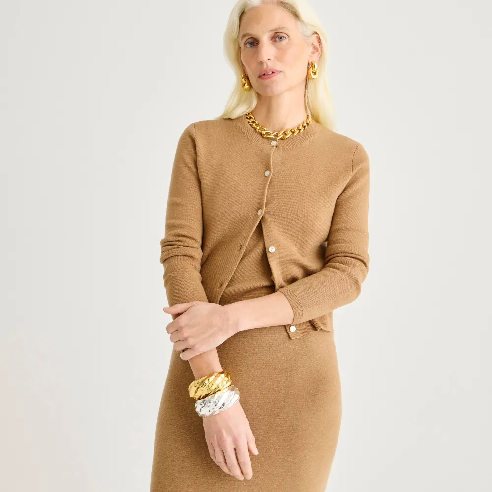 Cardigan sweater in TENCEL™-lyocell