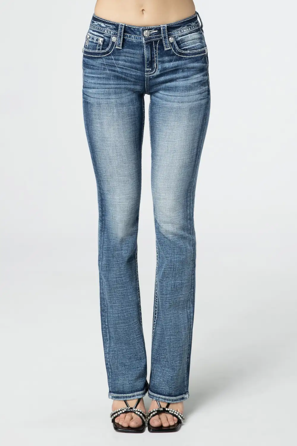 Tribal Horseshoe Bootcut Jeans