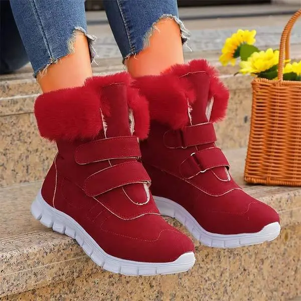 Women's Casual Fleece-Lined Snow Boots for Warmth and Comfort 71124506C