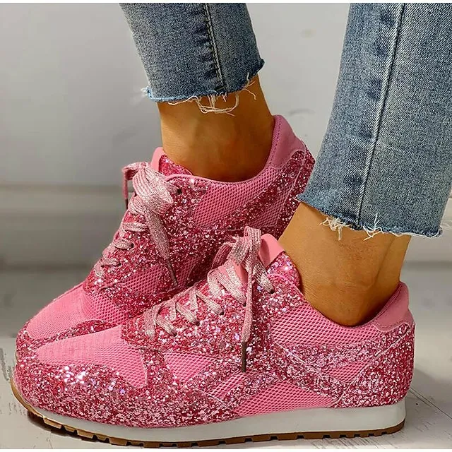 (Clearance Sale⚡) Women's Trainers Athletic Bling Bling Sneakers