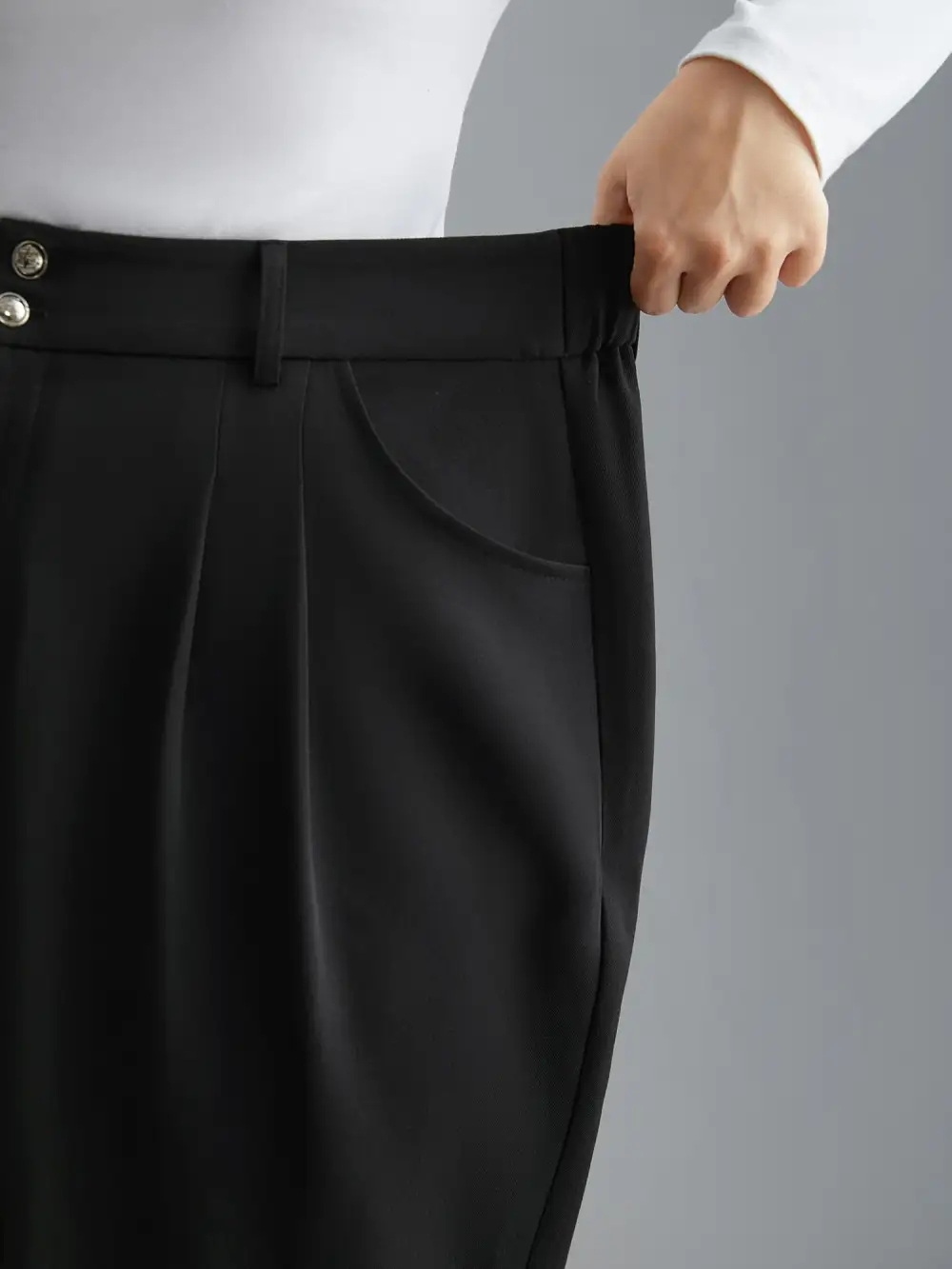 Double Buckle Straight Leg Pants