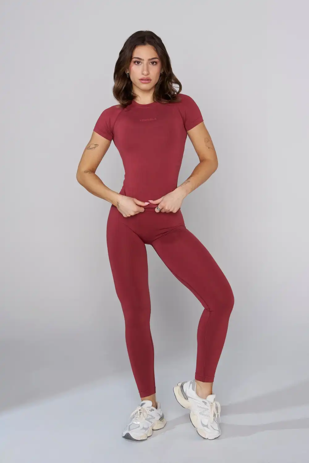 W446 Seamless Curve Compression Tee