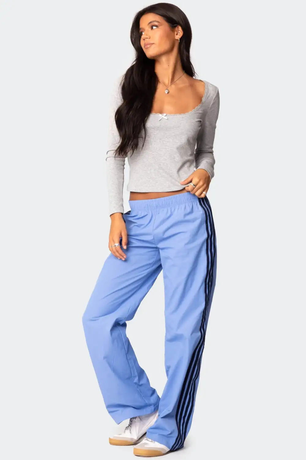 Mora Lace Trim Ribbed T Shirt