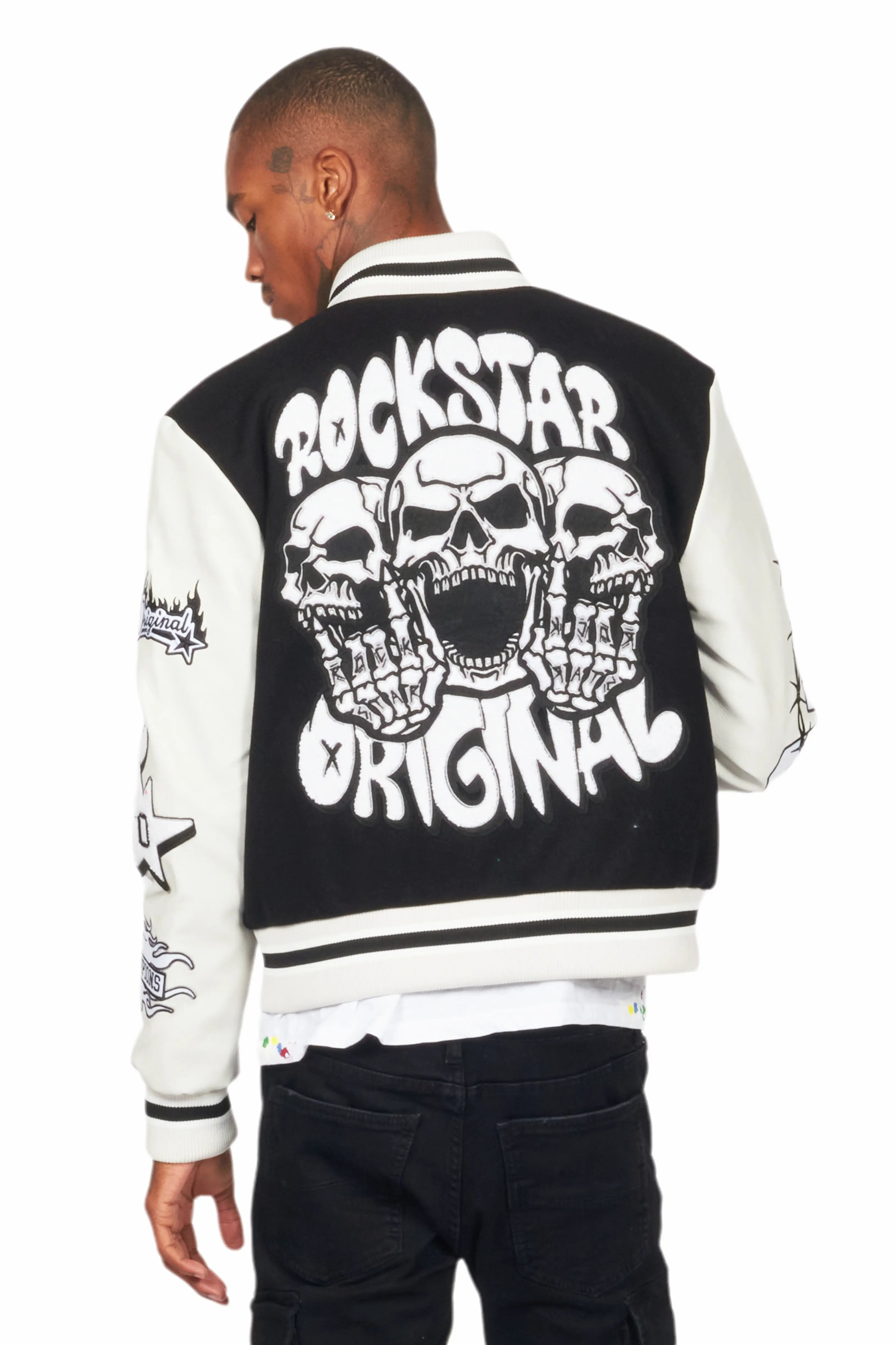 Rune Black Varsity Jacket