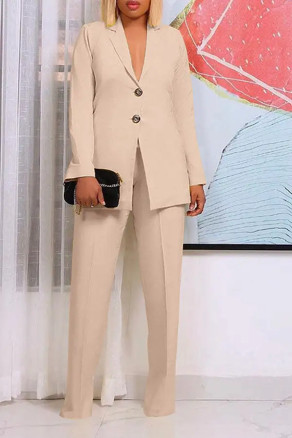 Notched Lapel OL Pant Set
