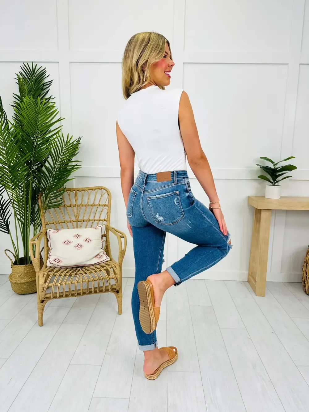Judy Blue Vintage Revival Boyfriend Jeans