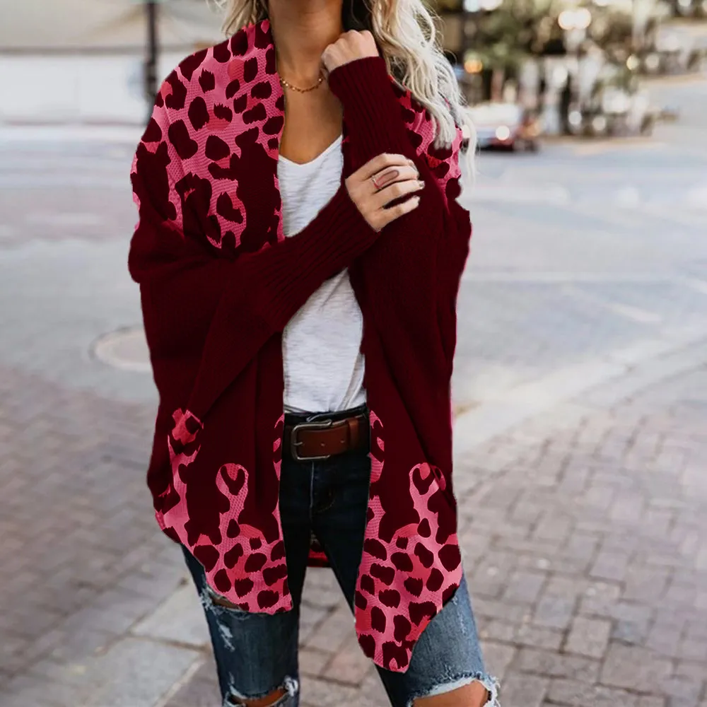 Cardigan Women's Long Knitted Cardigan Sweater Elegant Cuff Long Sleeve Sweatshirt, Long Coat, Jacket, Tops, Outwear, Casual Open Sweater, Women's Autumn Winter Outing Style