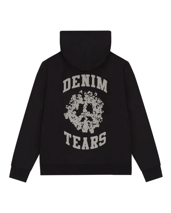 Denim University Zip Hoodie Black
