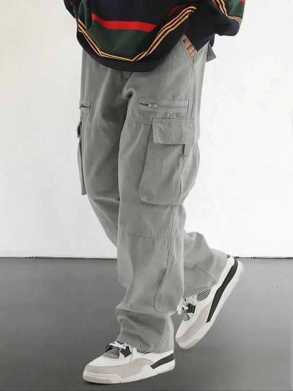 Unisex Loose Cargo Pants - Casual Comfy