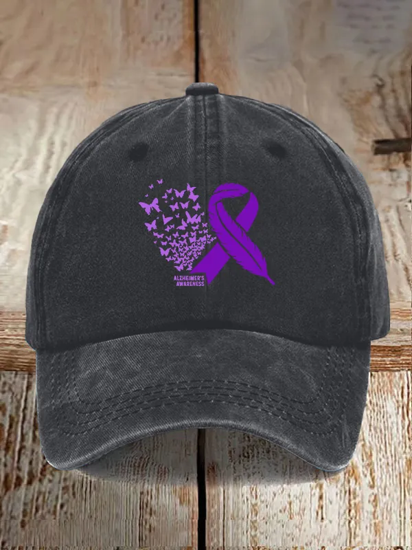Alzheimer'S Awareness Purple Alzheimers Baseball Caps