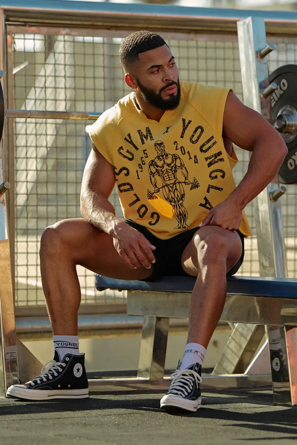 5069 - Golds Gym Vintage Cut Offs