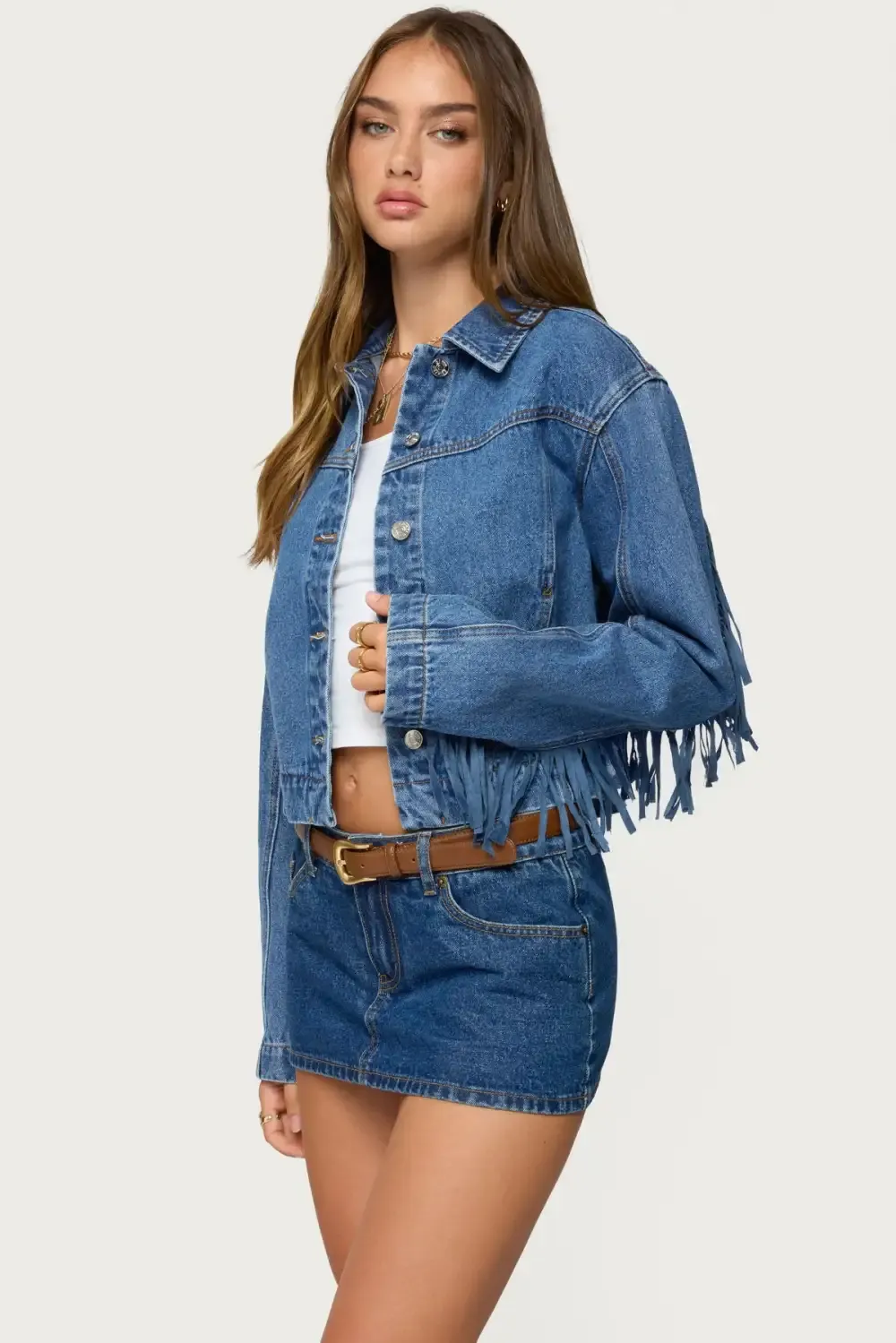 Maurice Fringed Denim Jacket
