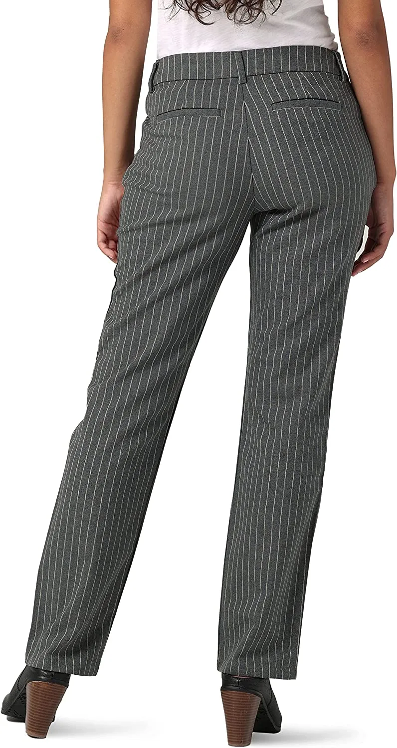 Women's Wrinkle Free Relaxed Fit Straight Leg Pant