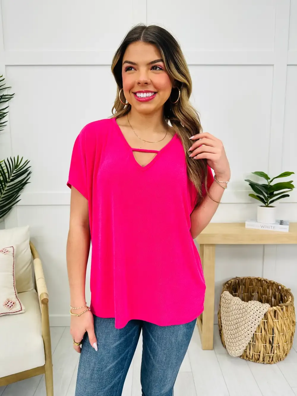 Cut To Perfection Top- Multiple Colors!