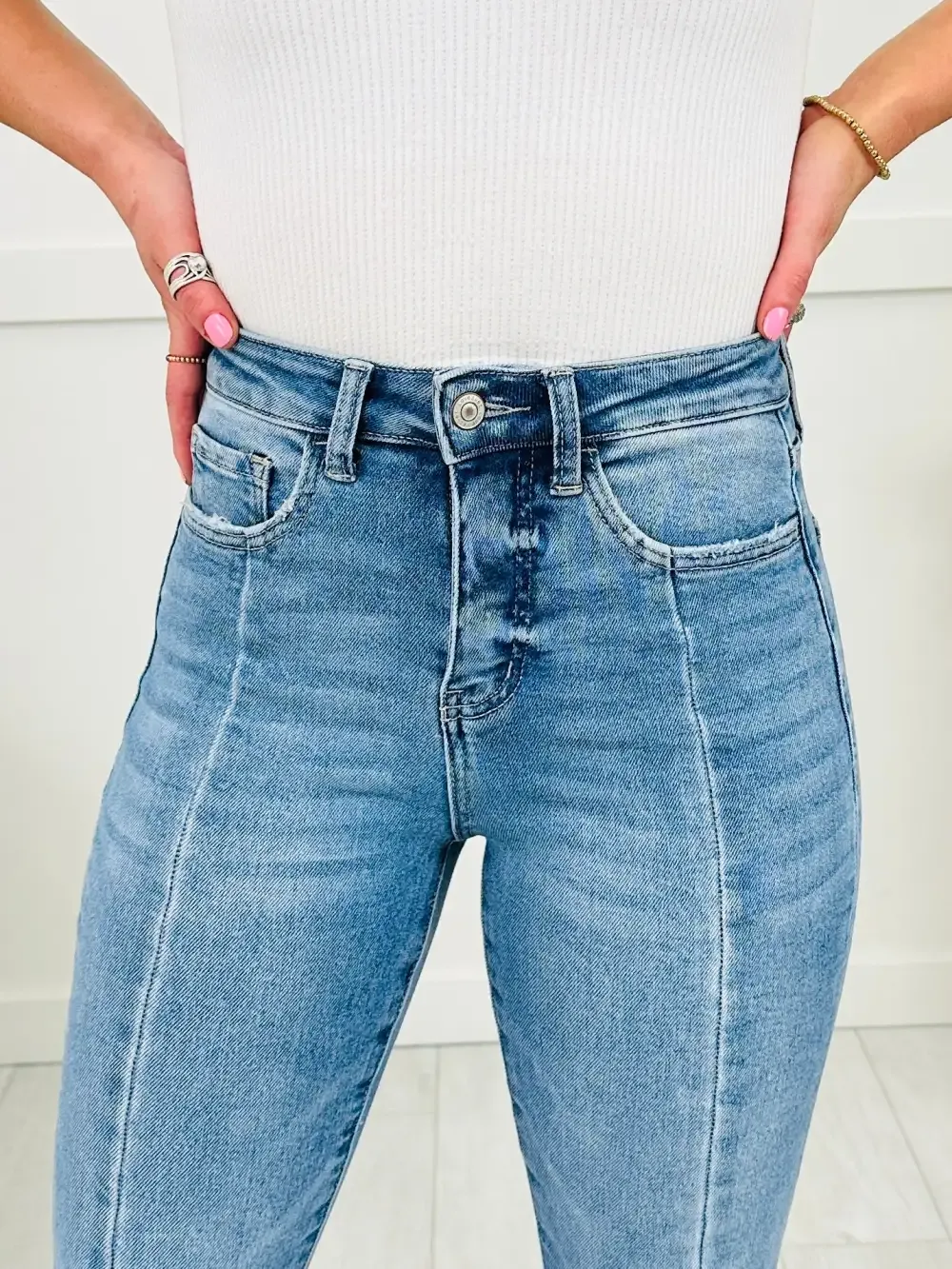 Long and Lean MOCO Exclusive Tummy Control Flare Jeans