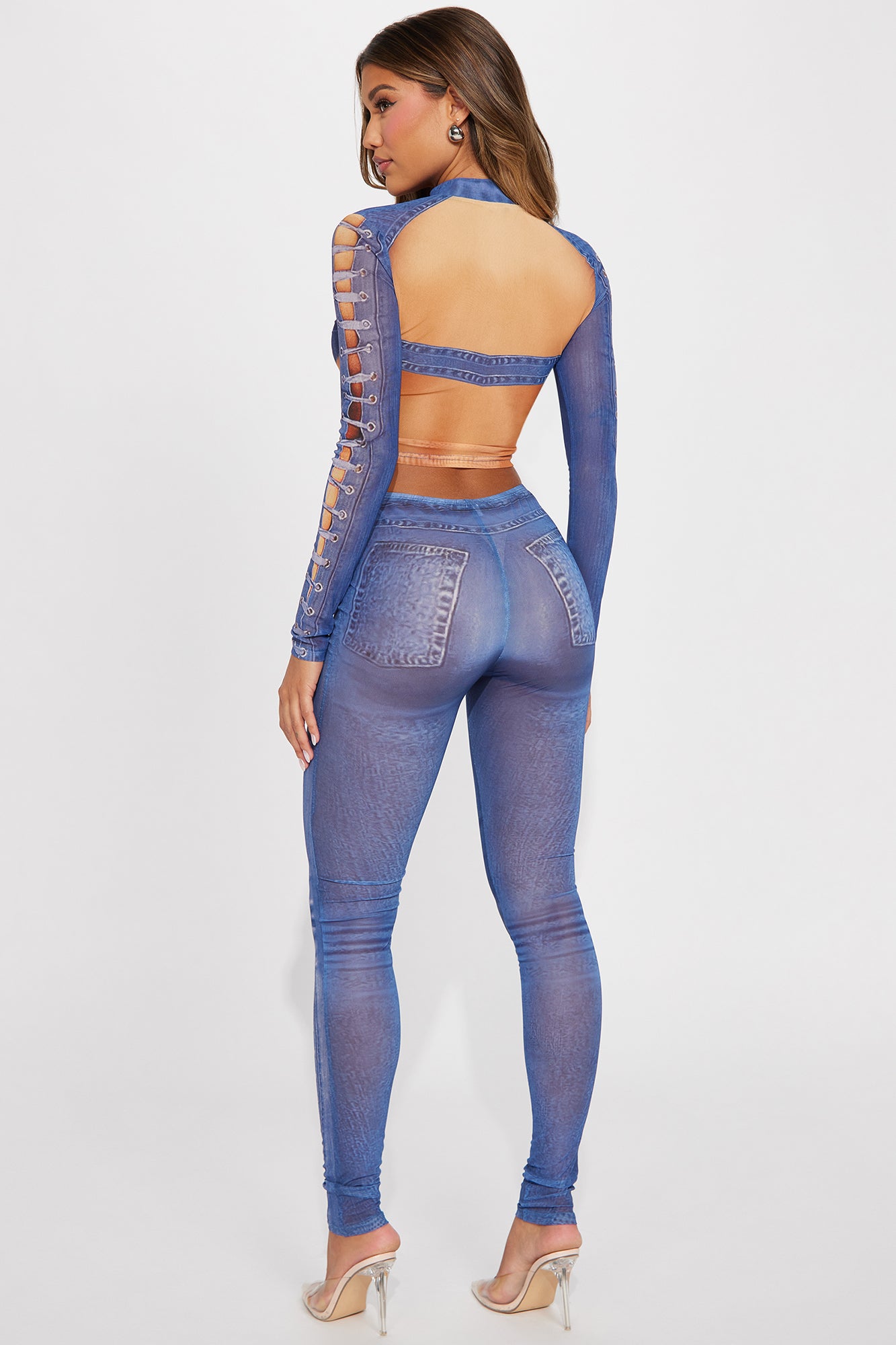 Nailed It Legging Set - Blue/combo