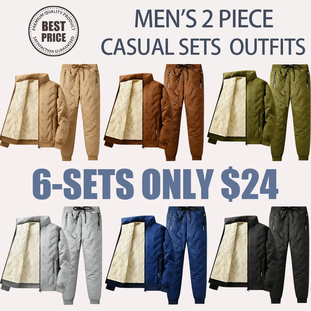 Fleece-Lined Winter Jacket-Pants Set