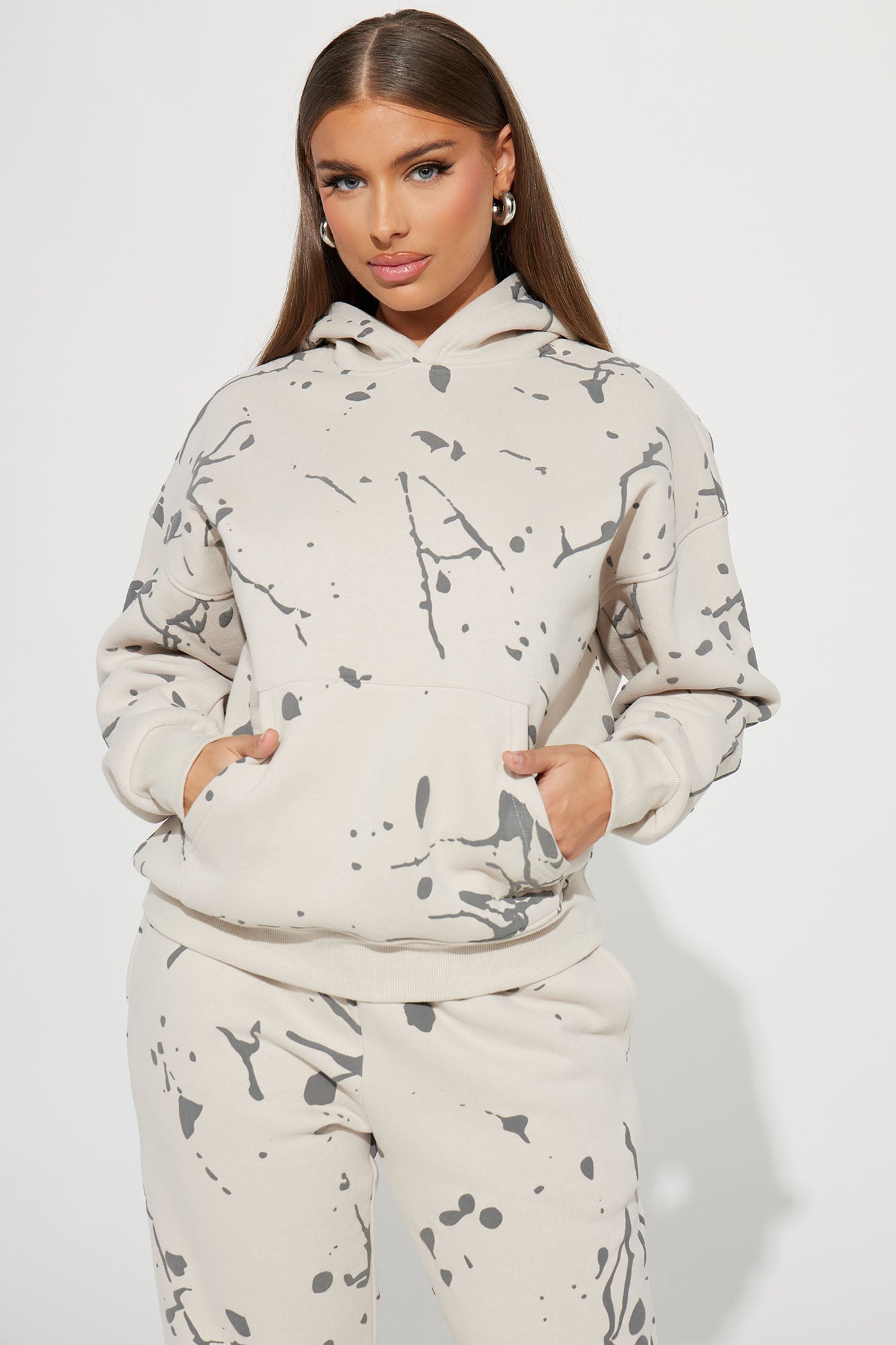 Paint Life Sweatsuit - Taupe