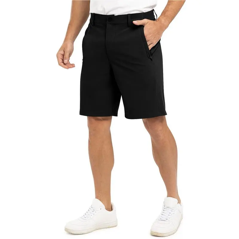 Men's Stretch Waist Golf & Work Shorts – Quick-Dry, Lightweight, 3 Pockets