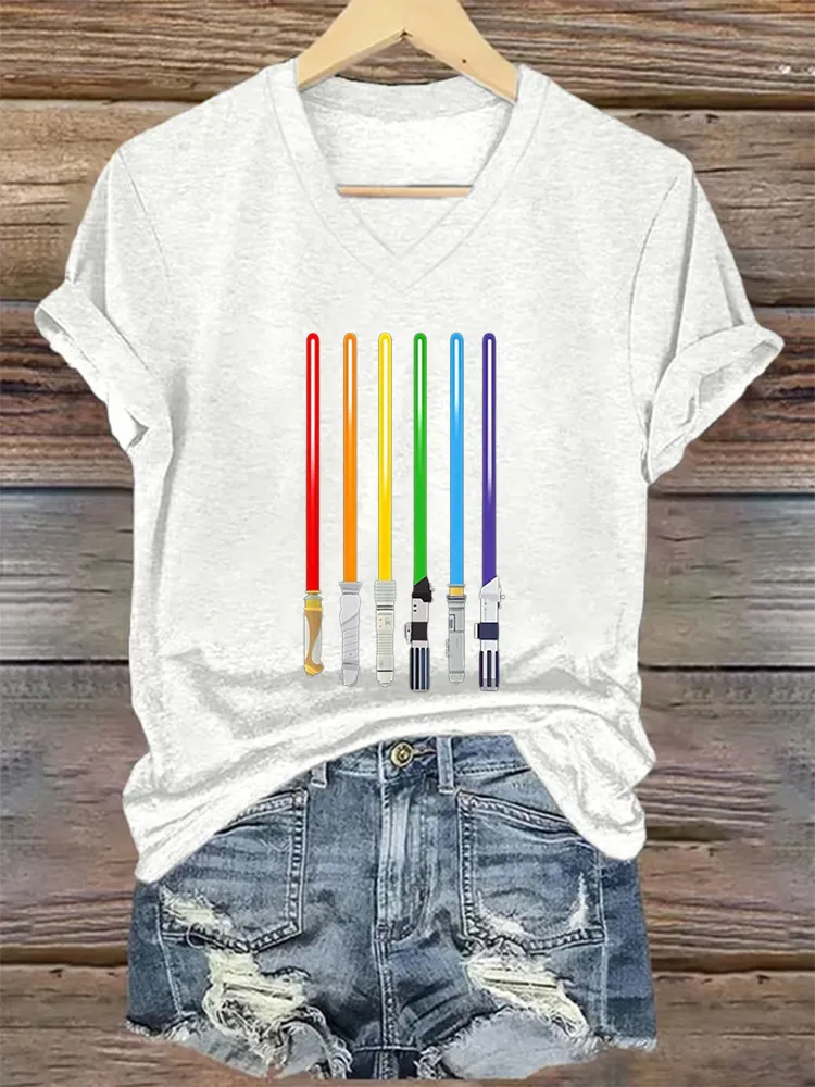 Women'S LGBT Flag Gay Pride T Shirt