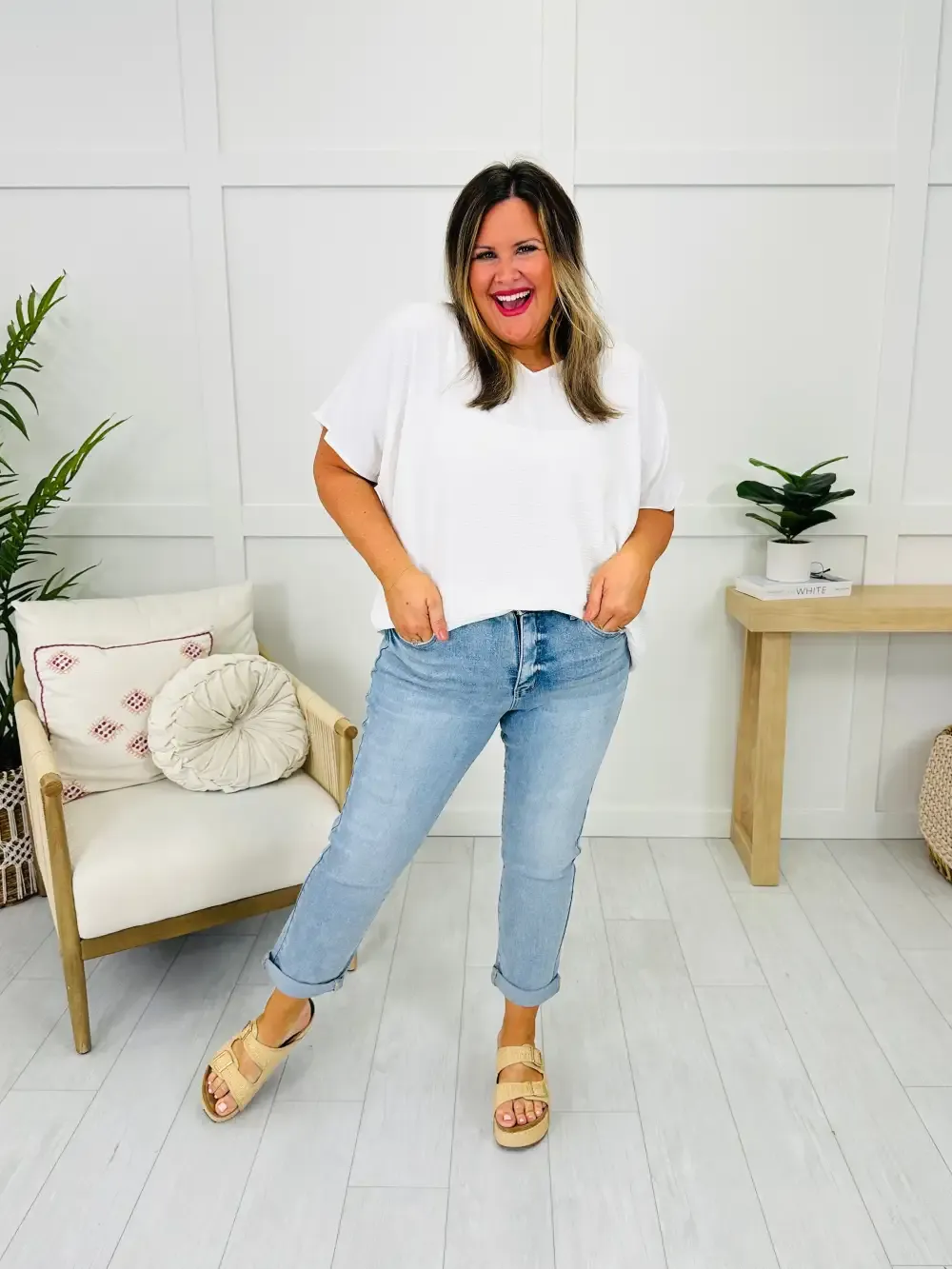 Mom Life MOCO Exclusive Design Mom Jeans With Tummy Control
