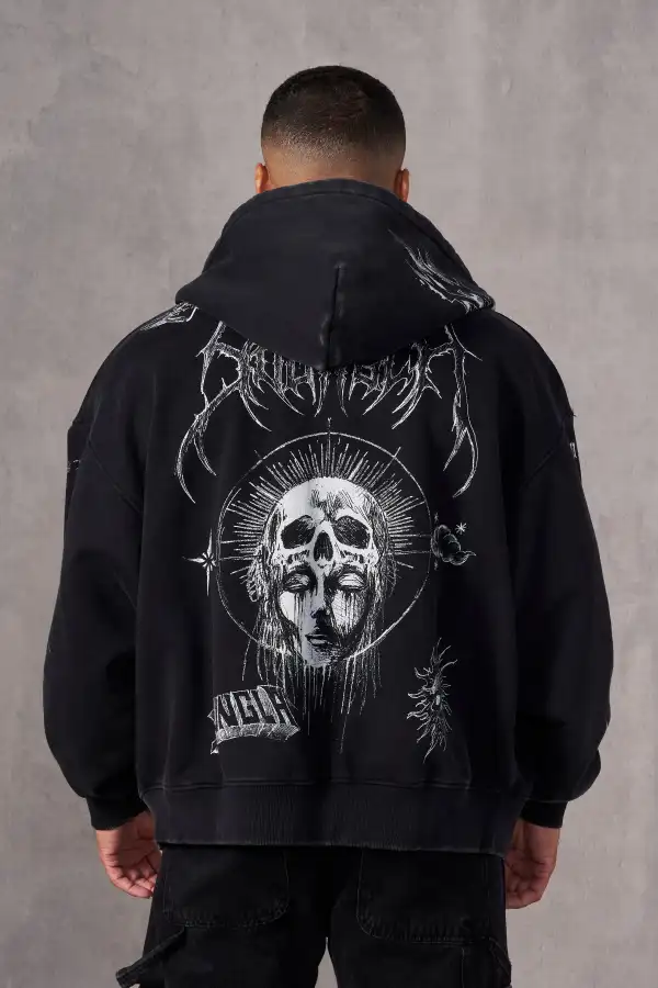 5061 - Inked Zip-up Hoodies
