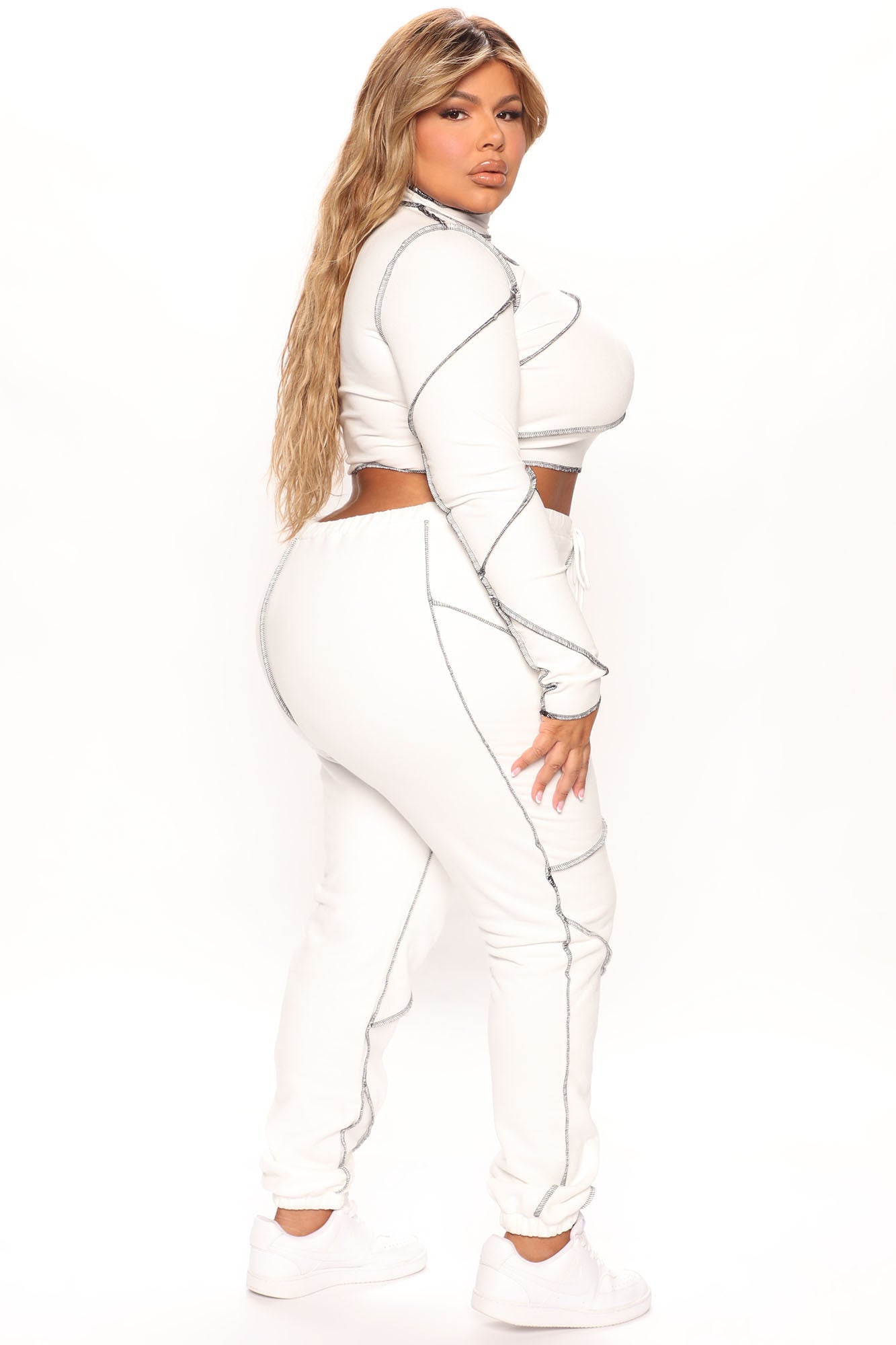 Mutual Feelings Jogger Set - White