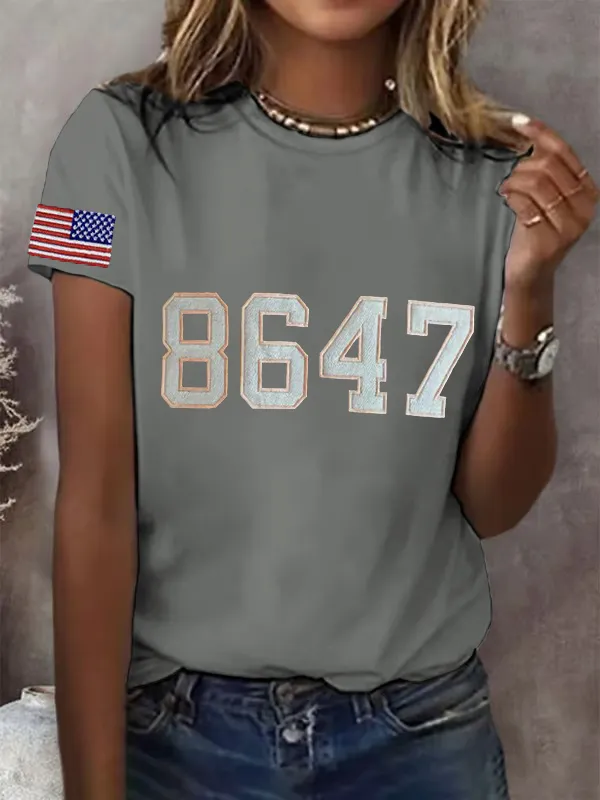 Women'S Fdt Printed Casual T-Shirt