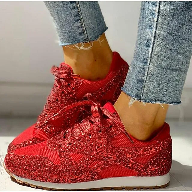 (Clearance Sale⚡) Women's Trainers Athletic Bling Bling Sneakers