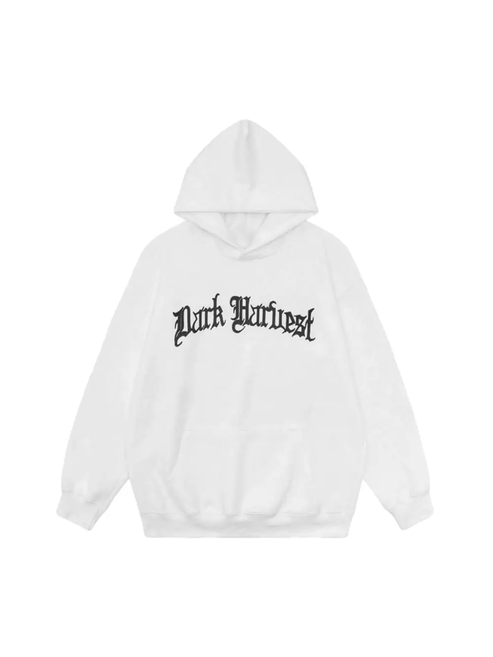 Pentagram Print Hooded Sweatshirt - 2075